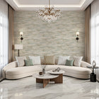 2382 Plain Metallic Sage Oakah Wallpaper by Belgravia