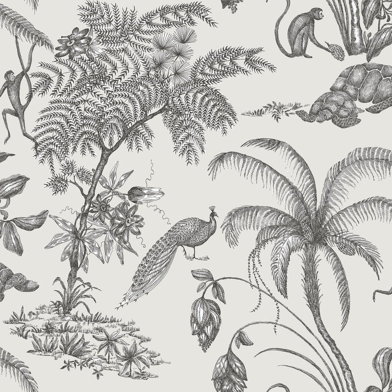 240-09 Sandstone Moa Palm Garden Wallpaper by Sandberg