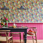 Pineapple Garden Yellow V&A Decorative Papers II Wallpaper by 1838 Wallcoverings