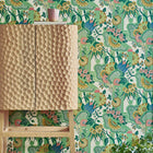 Pineapple Garden Verde Green V&A Decorative Papers II Wallpaper by 1838 Wallcoverings