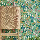 Pineapple Garden Verde Green V&A Decorative Papers II Wallpaper by 1838 Wallcoverings