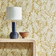 Laurel Leaf Ochre Yellow V&A Decorative Papers II Wallpaper by 1838 Wallcoverings