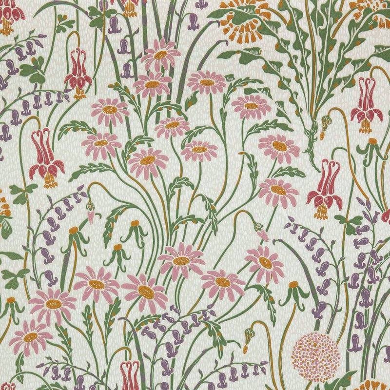 Flower Meadow Cream V&A Decorative Papers II Wallpaper by 1838 Wallcoverings