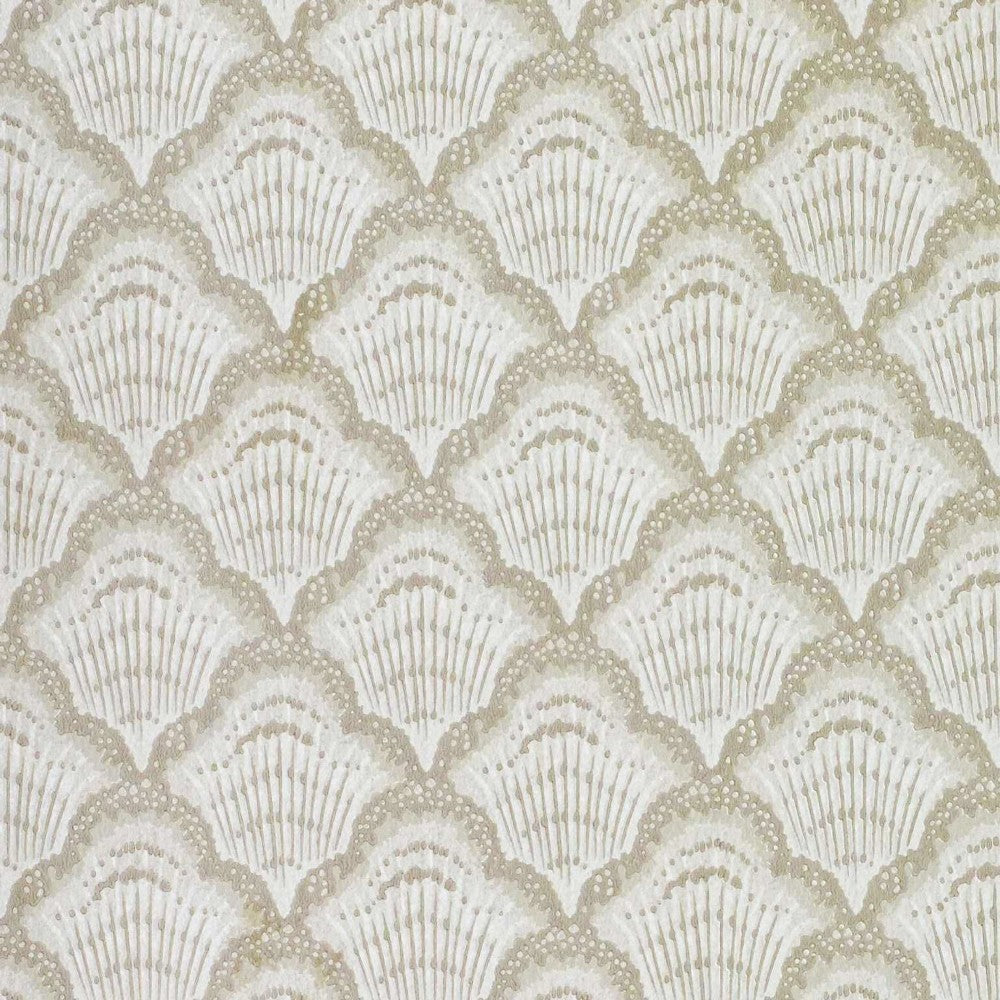 Calico Shell Ivory V&A Decorative Papers II Wallpaper by 1838 Wallcoverings