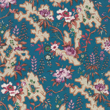 Kilburn's Maze Prussian Blue V&A Decorative Papers II Wallpaper by 1838 Wallcoverings