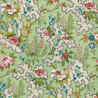 Kilburn's Maze Verde Green V&A Decorative Papers II Wallpaper by 1838 Wallcoverings
