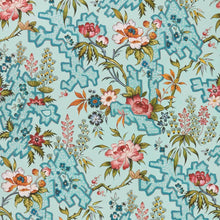 Kilburn's Maze Celeste Turquoise V&A Decorative Papers II Wallpaper by 1838 Wallcoverings
