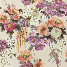 Floral Serenade Apricot V&A Decorative Papers II Wallpaper by 1838 Wallcoverings