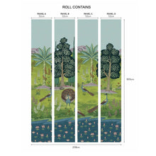 Garland of Ragini Day V&A Decorative Papers II Mural by 1838 Wallcoverings