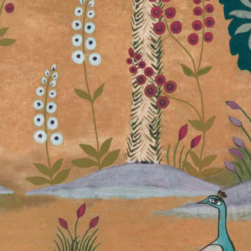 Garland of Ragini Night V&A Decorative Papers II Mural by 1838 Wallcoverings