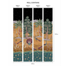 Garland of Ragini Night V&A Decorative Papers II Mural by 1838 Wallcoverings