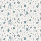 243-36 Ocean Blue Della Familjen Wallpaper by Sandberg