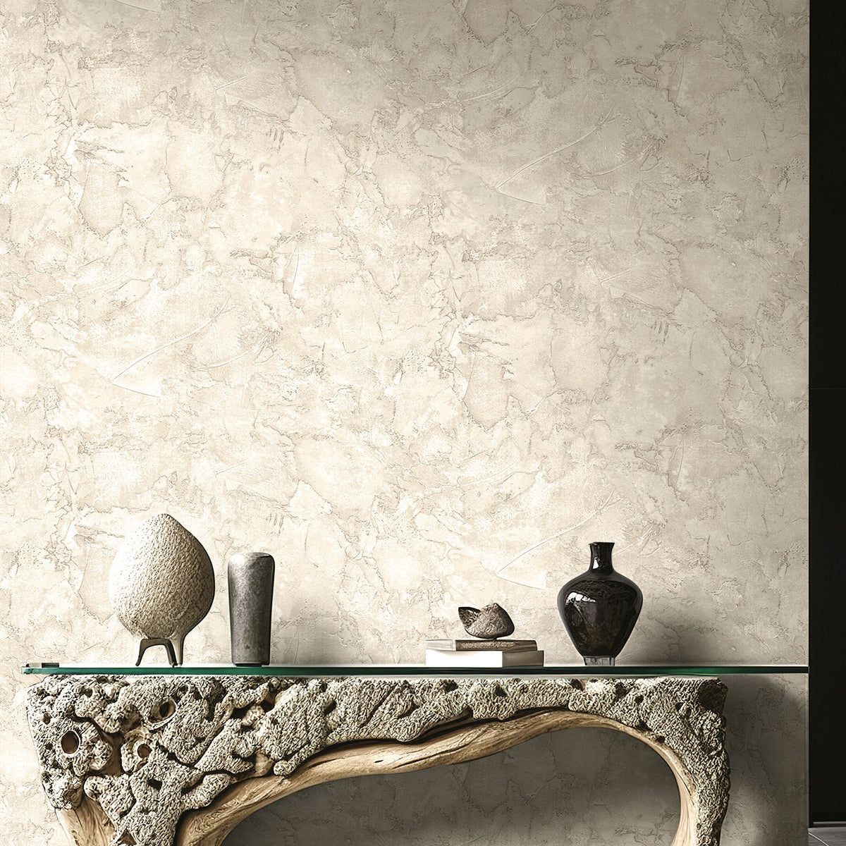 Stucco Cool Structura Wallpaper By Galerie