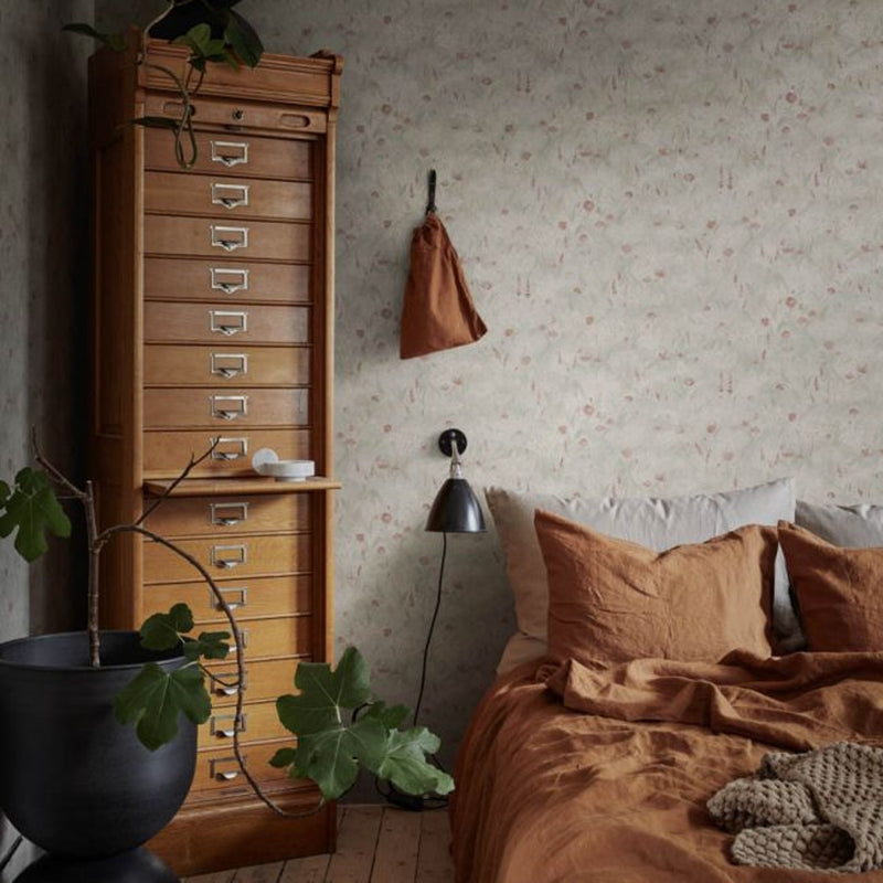246-18 Tove Kolonin Sage Green Wallpaper By Sandberg