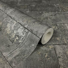 248685 Portfolio Metallic Brick Wallpaper by Rasch