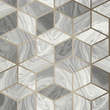 248975 Portfolio Marble Cube Wallpaper by Rasch