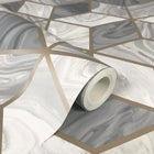 248975 Portfolio Marble Cube Wallpaper by Rasch