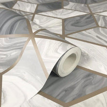 248975 Portfolio Marble Cube Wallpaper by Rasch
