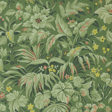 Palmette Forest Green V&A Decorative Papers III Wallpaper by 1838 Wallcoverings