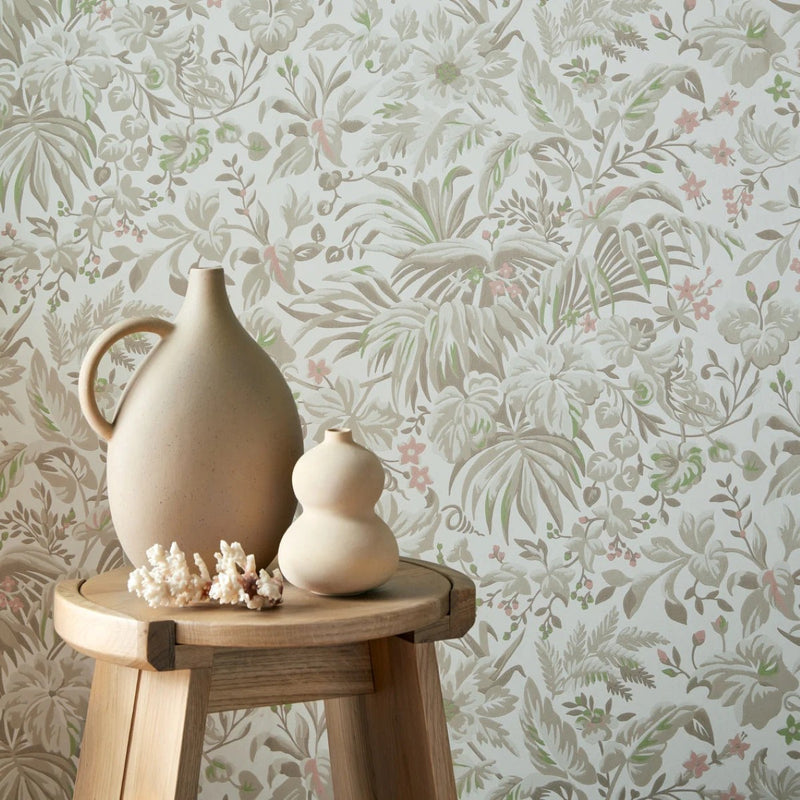 Palmette Natural V&A Decorative Papers III Wallpaper by 1838 Wallcoverings