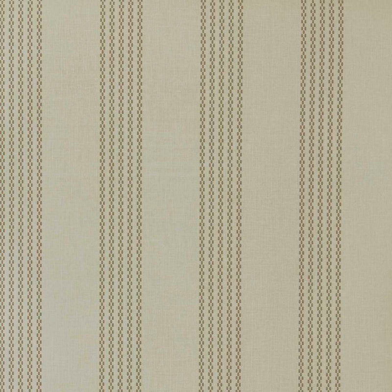 Silk Stripe Burnished Brown V&A Decorative Papers III Wallpaper by 1838 Wallcoverings