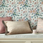 Charlotte Blush Pink V&A Decorative Papers III Wallpaper by 1838 Wallcoverings