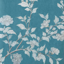 Moor Park Prussian Blue V&A Decorative Papers III Mural by 1838 Wallcoverings