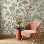 Moor Park Oyster V&A Decorative Papers III Mural by 1838 Wallcoverings