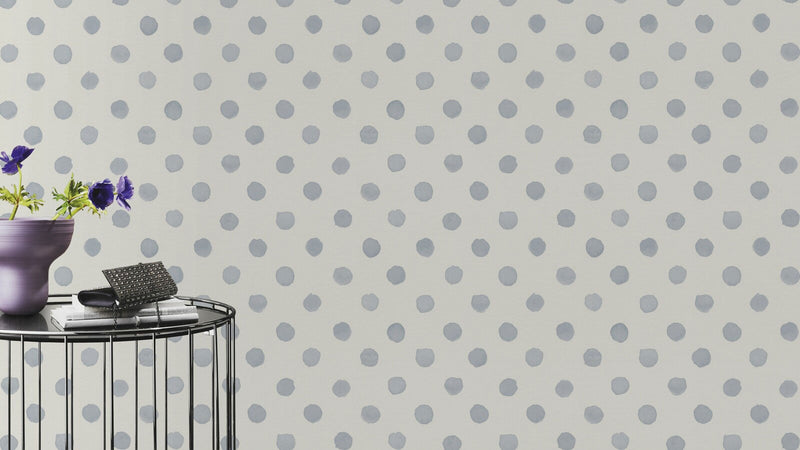 252033 Florentine II Polka Dot Painted Spot Wallpaper by Rasch