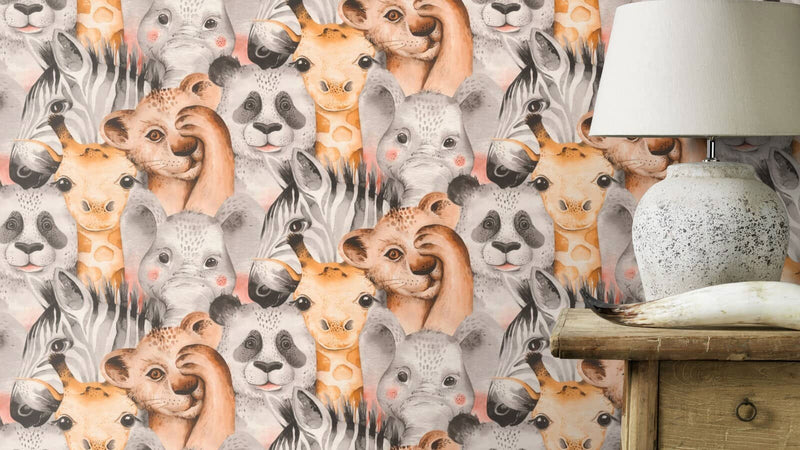 252521 Florentine II Animal Friends Bambino Wallpaper by Rasch