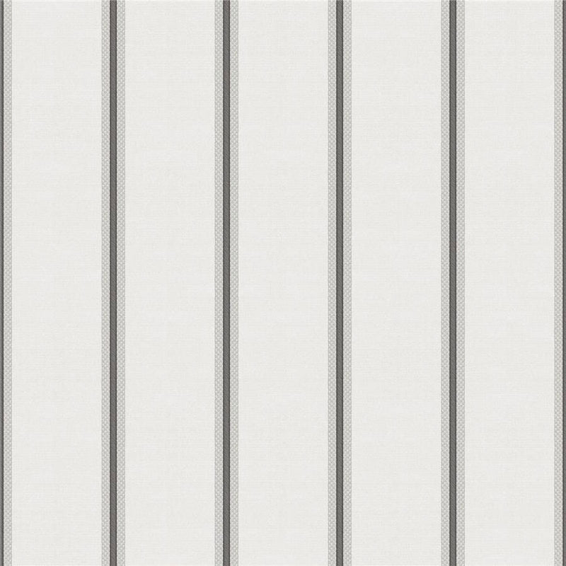 25769 Fascia Vintage Cottage Chic White and Black Wallpaper By Galerie