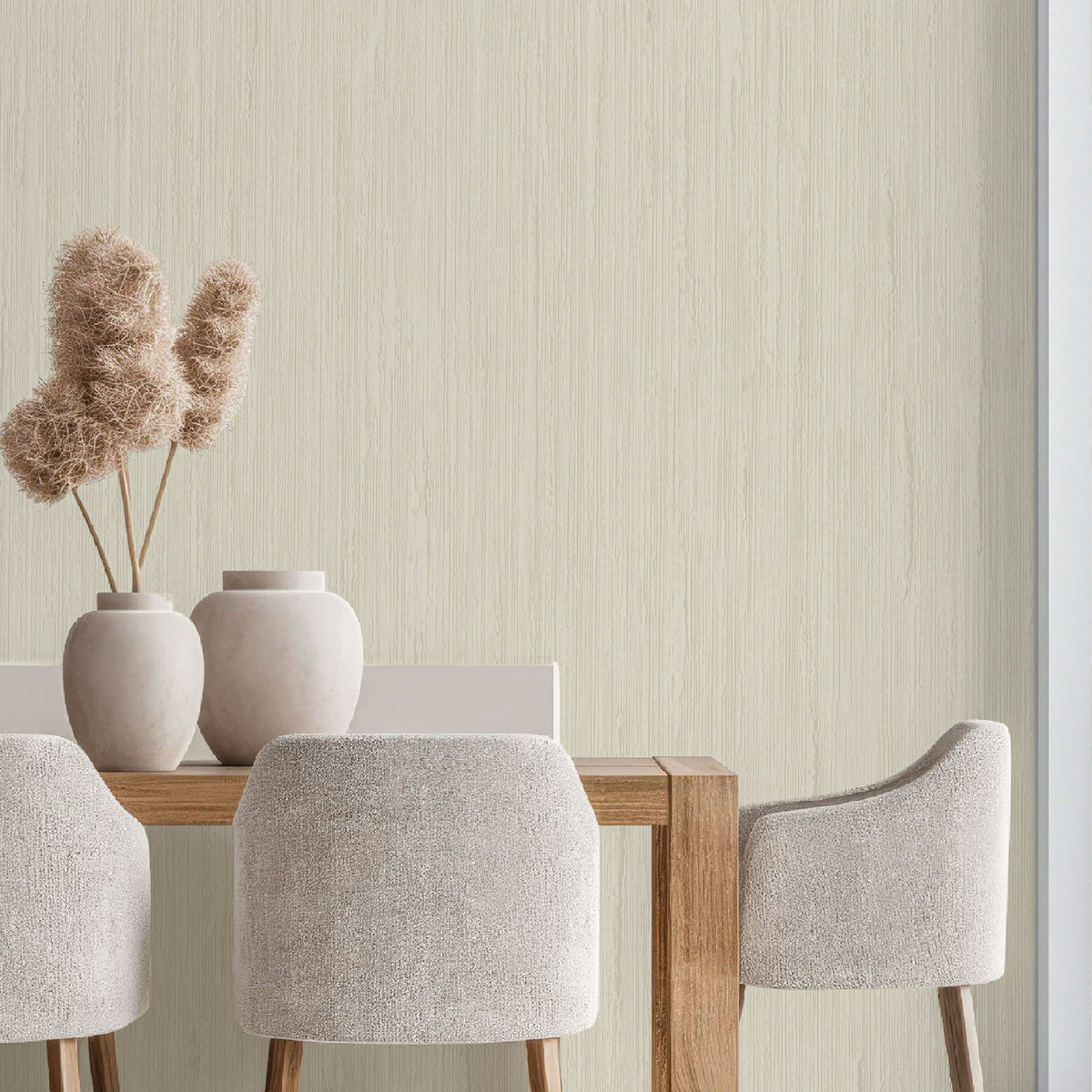 Verticale Regina Beige Wallpaper by Galerie