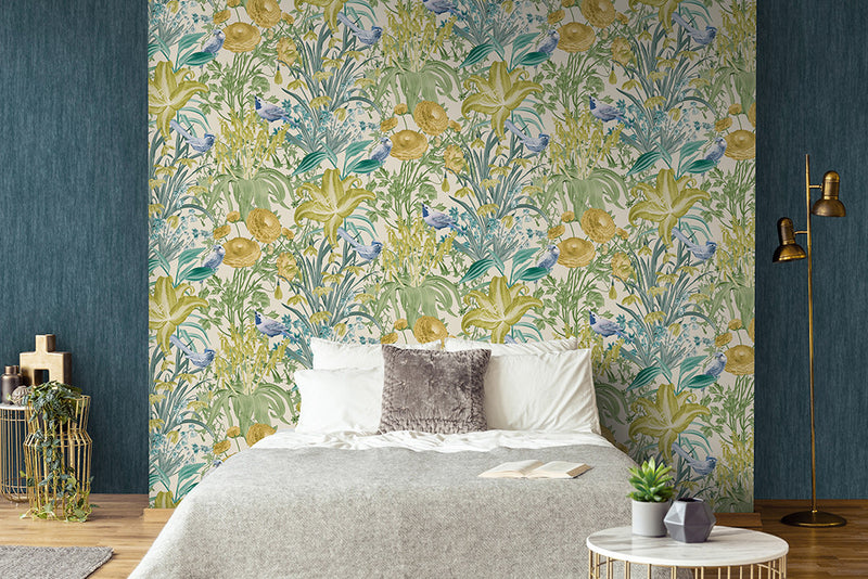 26727 Moorea Tropical Pineapple Wallpaper By Hohenberger