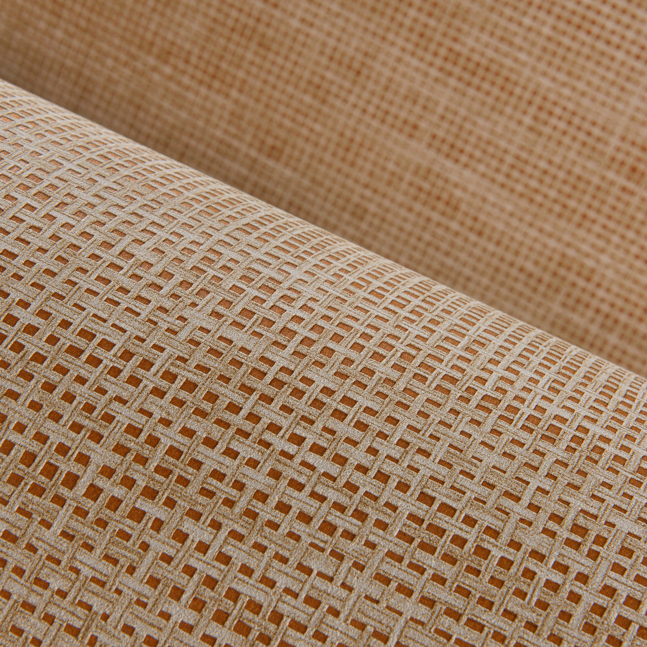 26746 Le Raphia Tisse Essentials Les Naturels Mandarine Wallpaper By Arte