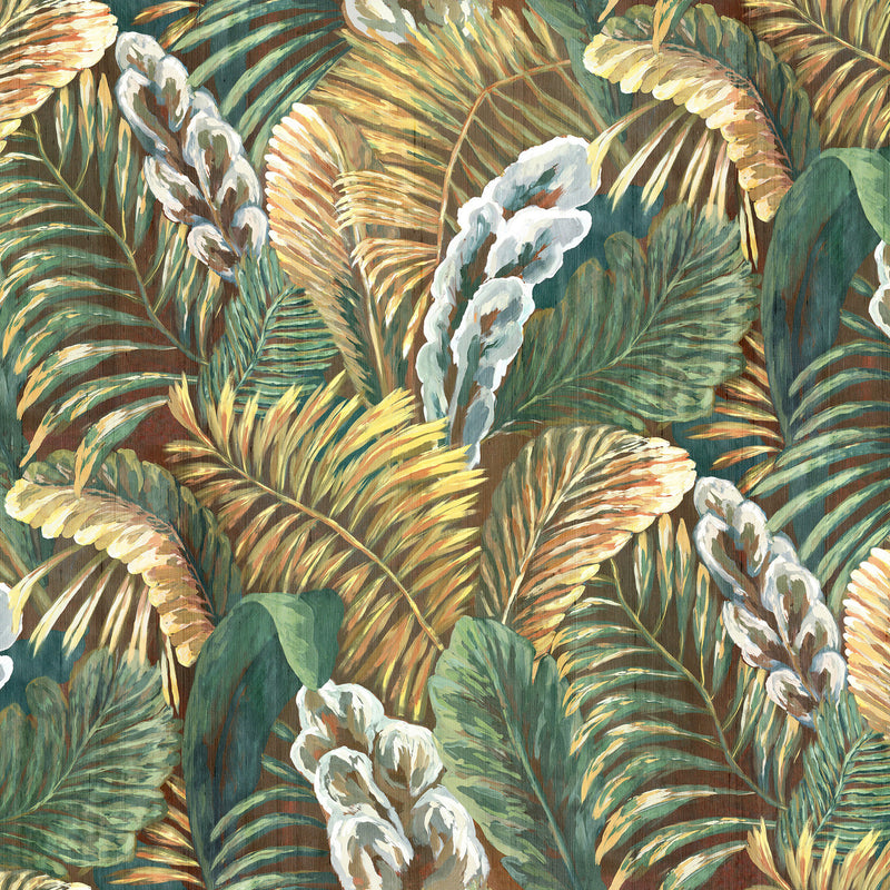 26760 Vedure Essentials Les Naturels Green Gold Wallpaper By Arte