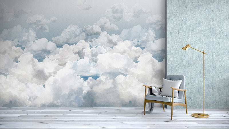 26782 Clouds Sky Blue Crafted Hohenberger Wall Mural