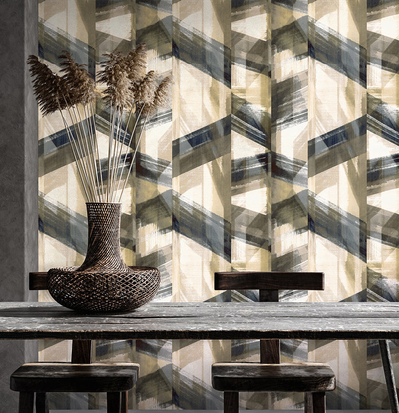 26794 Glaze Burnt Umber Crafted Wallpaper By Hohenberger