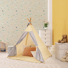 26807 Yellow Mini Dots Great Kids Wallpaper By Hohenberger