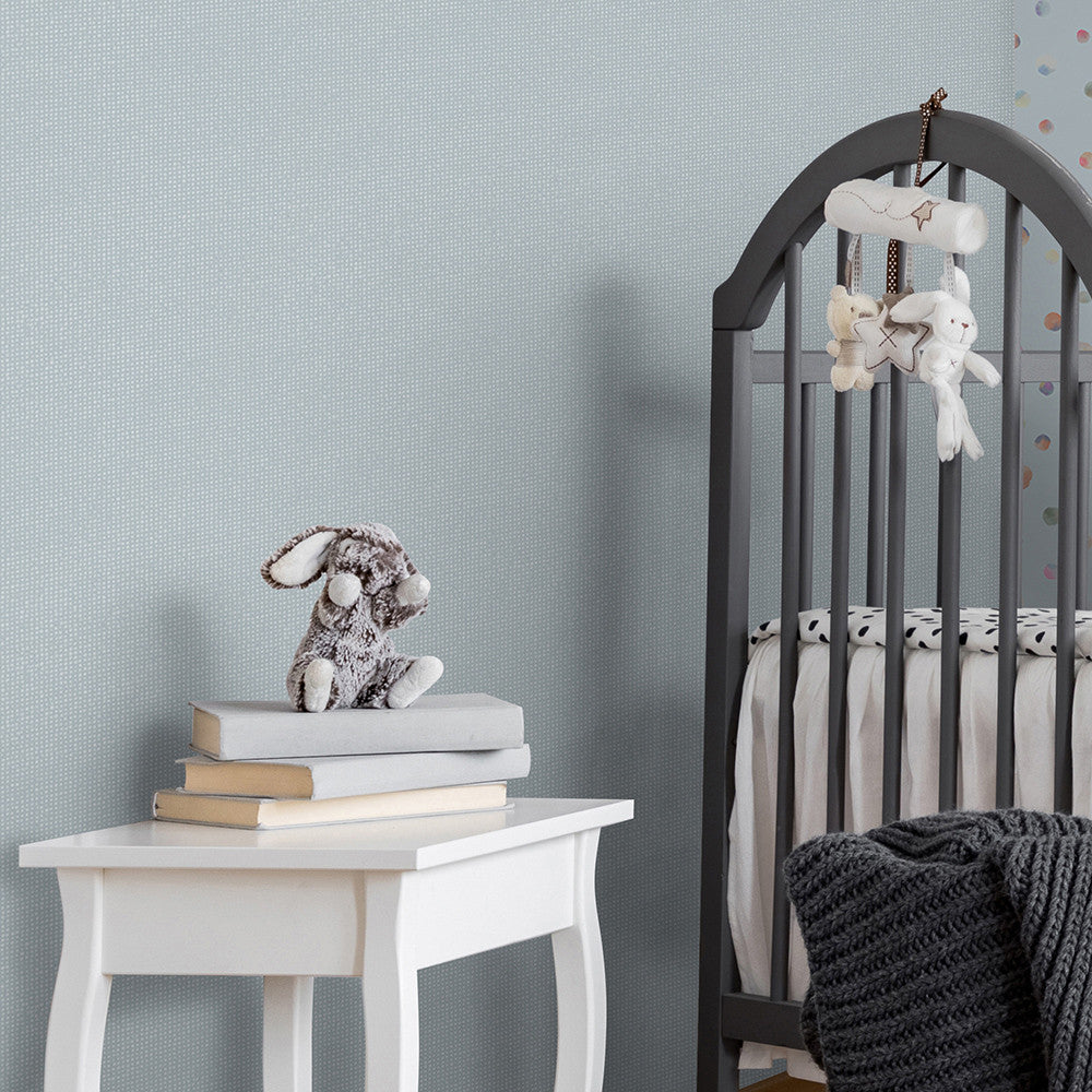 26809 Light Blue Mini Dots Great Kids Wallpaper By Hohenberger
