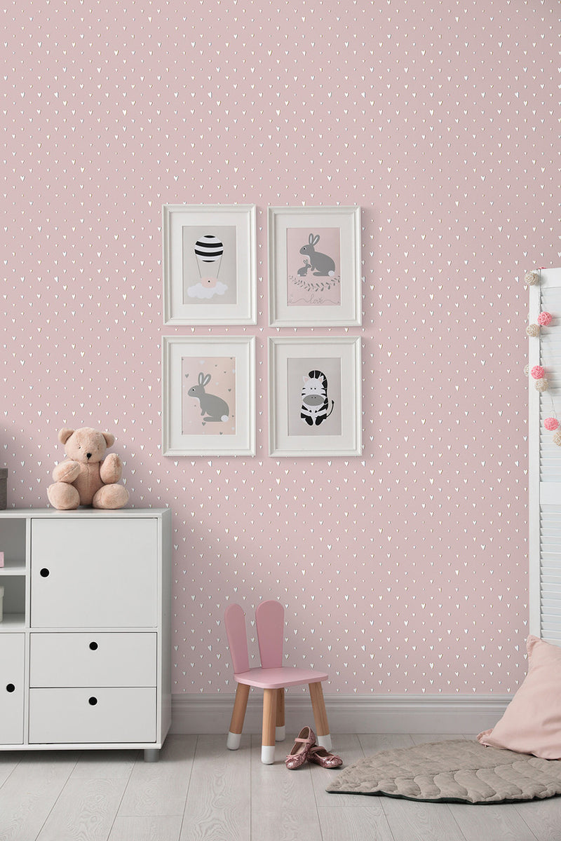 26817 Rose Hearts Great Kids Wallpaper By Hohenberger
