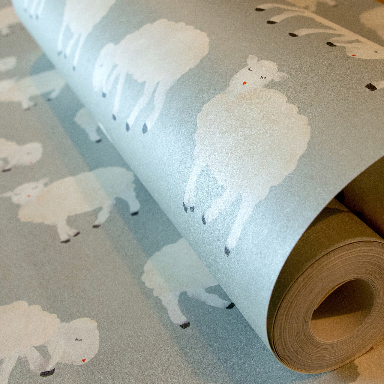 26828 Sage Sweet Sheep Great Kids Wallpaper By Hohenberger