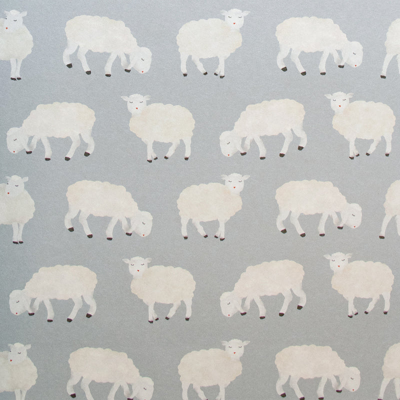 26829 Light Blue Sweet Sheep Great Kids Wallpaper By Hohenberger
