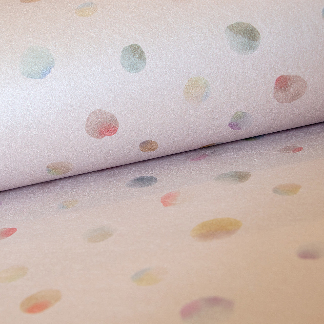 26835 Rose Watercolor Dots Great Kids Wallpaper By Hohenberger