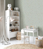 26836 Sage Watercolor Dots Great Kids Wallpaper By Hohenberger