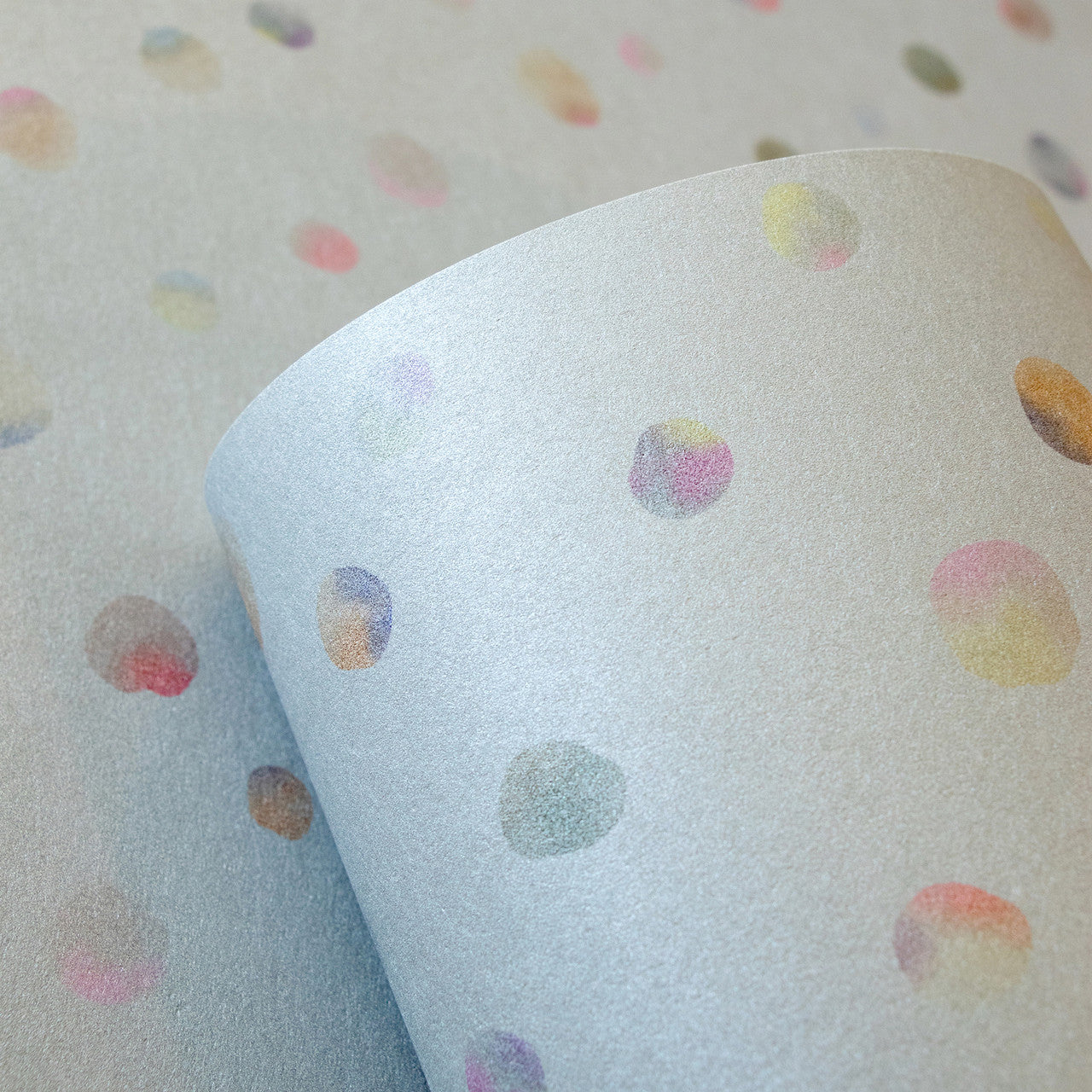 26837 Light Blue Watercolor Dots Great Kids Wallpaper By Hohenberger