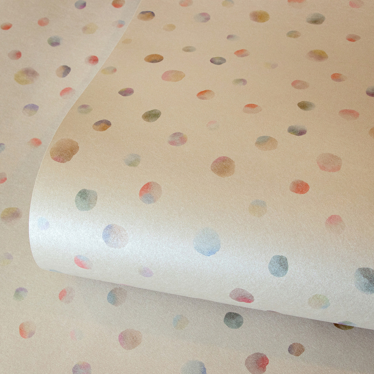 26838 Beige Watercolor Dots Great Kids Wallpaper By Hohenberger