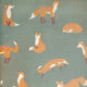 Dark Green Friendly Foxes Great Kids Wallpaper By Hohenberger