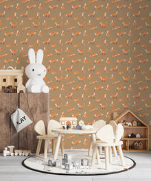 26842 Bronze Friendly Foxes Great Kids Wallpaper By Hohenberger