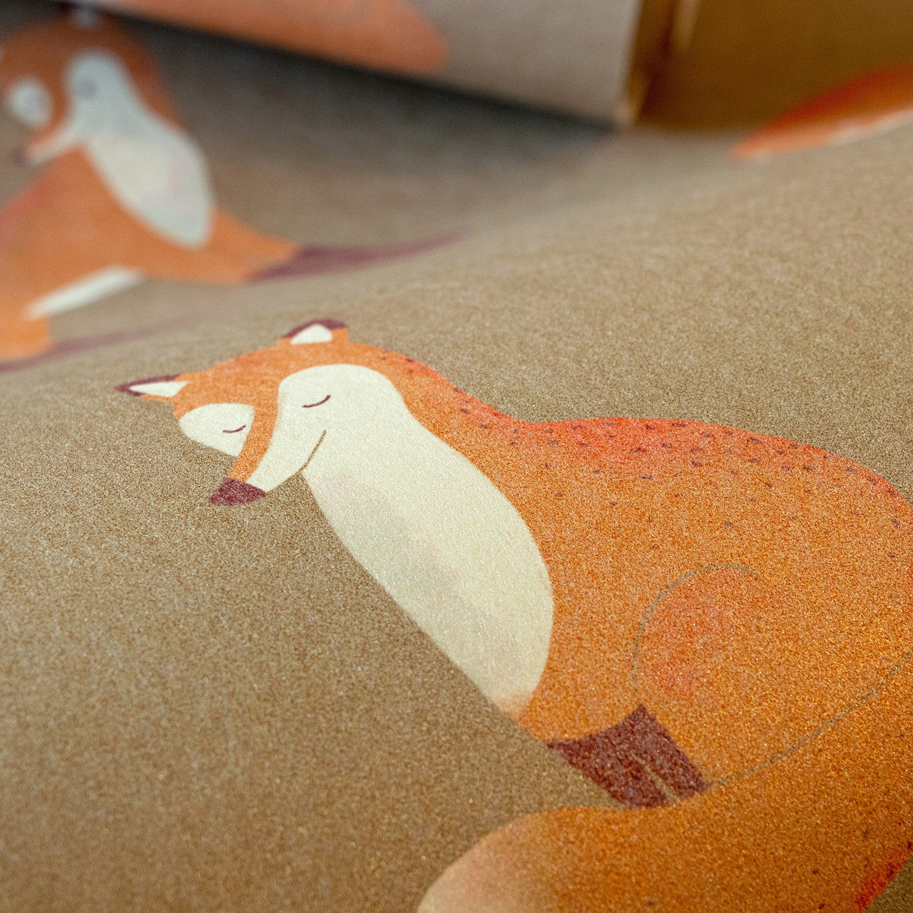 26842 Bronze Friendly Foxes Great Kids Wallpaper By Hohenberger