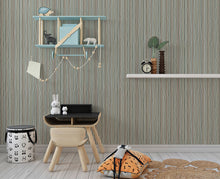 26846 Dark Green Stripes Great Kids Wallpaper By Hohenberger